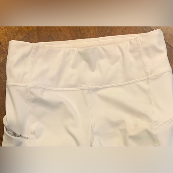 ATHLETA White Zip Pocket Perforated Legging - Picture 3 of 8